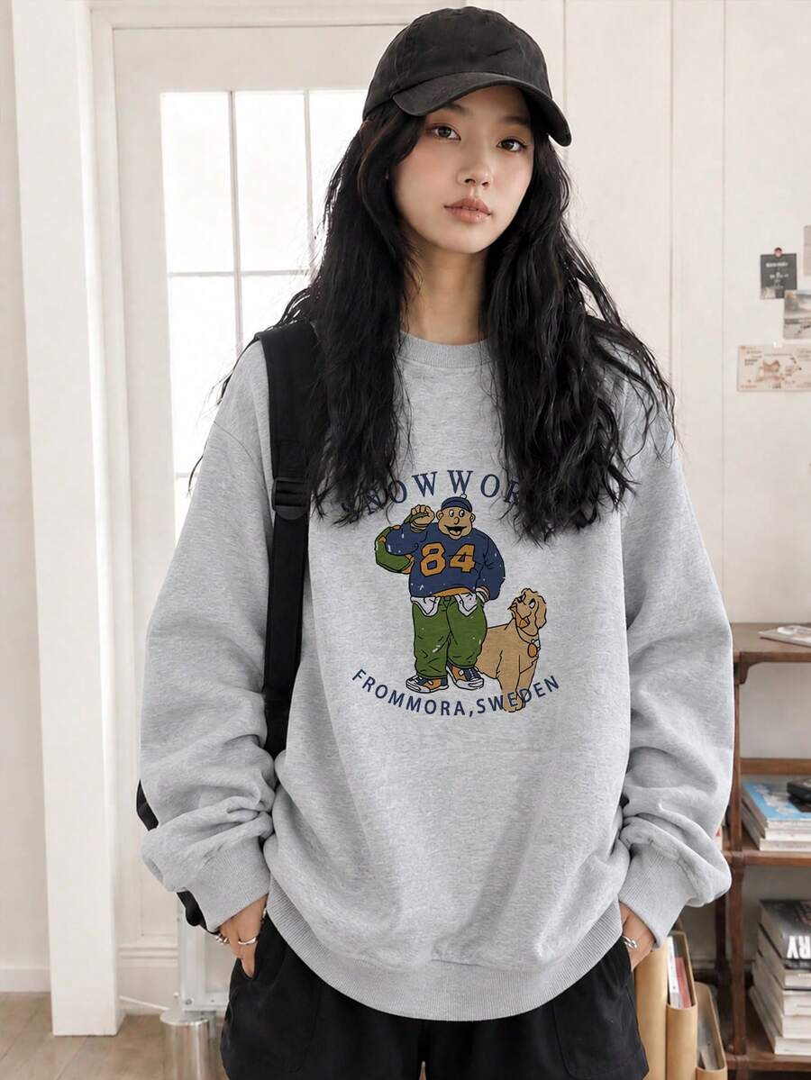Women Sweatshirts - Dark Grey - View 1