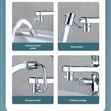 1PC 360° Rotating Faucet Aerator Extender, Universal Swivel Faucet Nozzle Attachment, Bathroom And Kitchen Anti-Splash Sink Faucet Adapter - A - View 7
