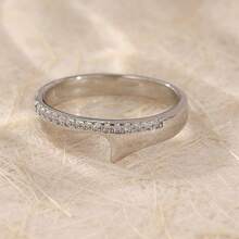 3pcs Set High-End Bohemian Style Rings, Unique Engagement & Wedding Rings For Women - Silver - View 5