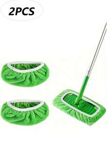 Super Absorbent Reusable Mop Cloth, Dry & Wet Flat Mop Pad, Washable Mop Pad, Suitable For Hardwood Floor Cleaning: Durable, Dry & Wet Use, Mop Head Not Included, High Absorbency Material, Cleaning Supplies, Home Essentials - Multiple Styles - View 15