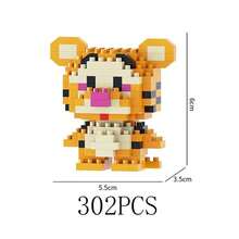 Disney Stitch Judy Nick Building Blocks 302PCS Action Cartoon Character Winnie Piglet Brick Model Disney Princesses Snow White Building Block For Birthday Gifts - Multicolor - View 17