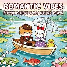 10pcs/Set Plush Buddy Coloring Book Collection, Cute Cartoon Character ...