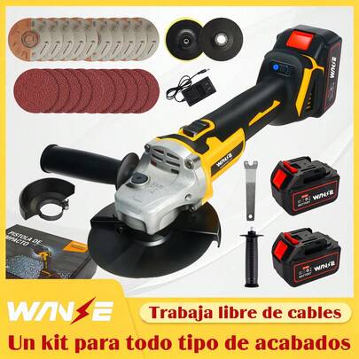 WANSE Desbaste Sin Cable 21V con Motor Sin Escobillas