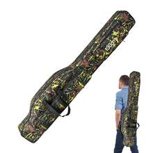 LEOFISHING Portable Foldable Fishing Tackle Bag, Big Belly Fishing Rod Case, Hand & Shoulder Carry Fishing Gear Storage Bag With Extra Pockets For Sea Rods Lures Fishing Accessories, 130cm 150cm 3 Color Available - Multicolor - View 13