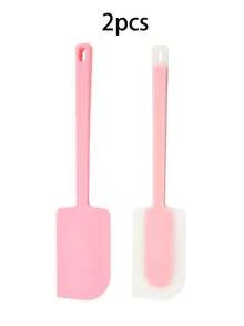 1pc Grade Silicone Cream Cake Spatula,Silicone Large Scraper,Baking Scraper,Cake Scraper,Cream Scraper,Silicone Butter Scraper,Extended Handle Baking Silicone Scraper,Cooking Spatula,Salad Stirring Spatula,Cake Cream Cooking Silicone Spatula - Multicolor - View 15