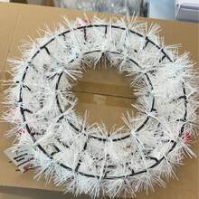 Christmas Wreath Hanging Decoration, Holiday Door Wall Window Ornament, Festive Home Decor 3 Styles - View 11