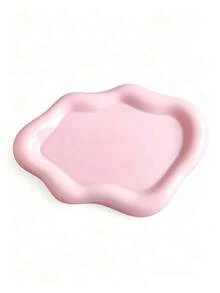 1pc Elegant Cloud-Shaped Plastic Tray, Minimalist And Stylish Single-Layer Design. It Can Be Used As A Storage Rack For Jewelry And Accessories, Or As A Display Stand For High-End Jewelry And Perfume. Additionally, It Can Also Be Used As A Beautiful Key Holder. Perfect For Use In Home, Living Room, Or Office. - Multicolor - View 11