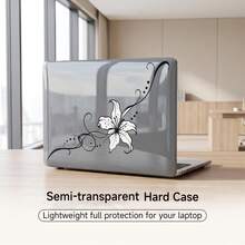 1-Piece Clear Crystal Shockproof Protective Case For MacBook/Matebook,Full Transparent Hard PC Cover With Cooling Vents,Snug Fit Laptop Shell,Compatible With 13 Neo/13.3 Air/13.3 Pro/13.6Air/14.2 Pro/15Air/16.2Pro/D16/14 Ultra - View 1