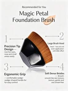 Seamless Base Makeup Magic Brush, Non-Absorbent Base Makeup Brush, Professional Makeup Artist Use - Multicolor - View 4