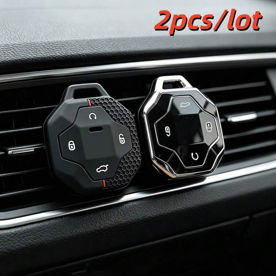 2pcs Durable Remote Car Key Case Cove For Chery Jetour T2 Traveler Traveller Pro 2023 2024 Car Romote Key Caps Holder - Multicolor - View 1