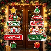 1pc/Pack New Christmas Party Decoration Hanging Christmas Tree Ornament Scene Decor Door Hanging Home Gathering Supplies - View 1