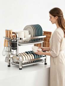 Double-layer Dish Drying Rack
