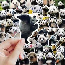 61pcs Cute Panda Stickers, Thin Fit For Laptop, Computer, Smartphone, Tablet To Protect Your Privacy And Security, Strong Adhesive - Multicolor - View 7