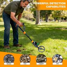 [Gold Detector]Advanced DSP Chip Gold Detector, Professional Adult Metal Detector, LCD Backlit Search Coil, High-Precision Gold Finding System - Black-a - View 3