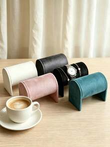 1 chiếc giá trưng bày đồng hồ bằng sợi microfiber, kệ lưu trữ đồng hồ, kệ lưu trữ vòng cổ và vòng tay, kệ lưu trữ vòng tay và đồng hồ, giá trưng bày, kệ này có thể dùng làm kệ lưu trữ đồng hồ, vòng cổ, vòng tay và vòng tay - Nhiều màu - Xem 3
