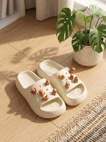 5/10pcs Capybara DIY Shoe Charms, Perfect Gift For Valentine's Day, Christmas Or Back To School, Suitable For Dating, Shopping And Party - Brown - View 5