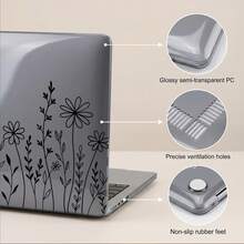 1-Piece Clear Crystal Shockproof Protective Case For MacBook/Matebook,Full Transparent Hard PC Cover With Cooling Vents,Snug Fit Laptop Shell,Compatible With 13 Neo/13.3 Air/13.3 Pro/13.6Air/14.2 Pro/15Air/16.2Pro/D16/14 Ultra - View 8