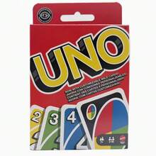 Mattel Games UNO 顏色與數字配對卡牌遊戲，適合 2-10 人玩家 - W2085 - 查看 1