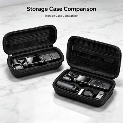 Hard Shell Camera Storage Bag, Suitable For Osmo Pocket 4 Pocket 3 Handheld Gimbal Camera, Shockproof Waterproof Pressure-Resistant, Portable Travel Protective Case, Suitable For Camera And Accessories, Outdoor Shooting