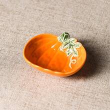 1pc Pumpkin Ceramic Gravy Boat, Autumn Harvest Pumpkin Ceramic Sauce Boat, Suitable For Home Kitchen Restaurant Use, Condiment Sauce Pot, Gravy Sauce, Salad Dressing, Kitchen Tableware, Gift, Holiday Decoration - Multicolor - View 11