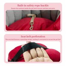Foldable Pumpkin Pet Car Seat, Travel Safety Protection Pet Bed, Indoor/Outdoor Cat & Dog Bed - Multicolor - View 8