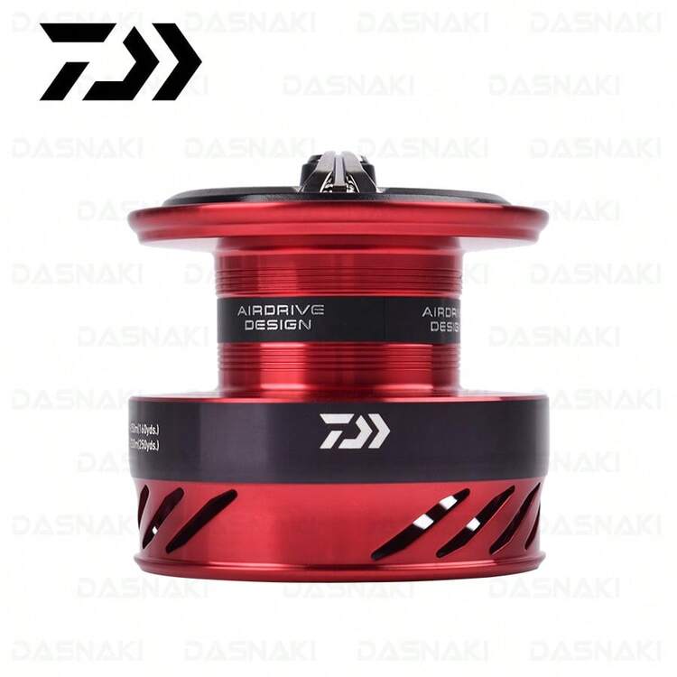 DAIWA Spinning Reel Slanted Spool Long Cast Fishing Reel - Red - View 6