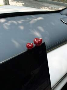 Mini 3D Cherry Car Ornament, Creative Car Decor Accessory - Cherry - View 4