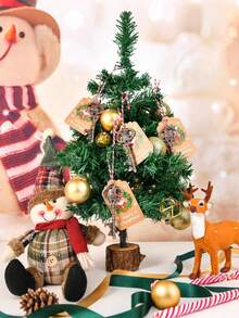 3/5/10pcs Santa Claus Themed Key Bottle Opener, Christmas Tree Party Decoration Gift, Santa Claus Key Party Favor, With Card And Rope, Suitable For Party And Holiday Gift, Christmas Tree Hanging Decoration Set, Christmas Decoration And Stocking Filler, Creative Christmas Gift, Christmas Gift Box - Multicolor - View 3