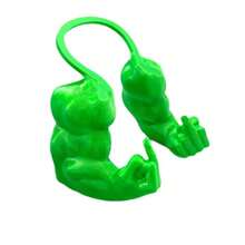 1pc Pet Muscle Arm Neck Accessory, Muscle Style Green Bicep Design Cat Dog Costume, Funny Photo Prop Novelty Toy - Multicolor - View 7