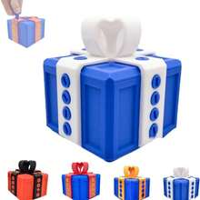 Surprise Creative April Fools' Day Birthday Box Gift Screw Box Prank Empty Box Funny Friend Abstract Toy Annoying Gift Box, Difficult Opening Puzzle Gift Box, Brain Teaser Fidget Box With Bow, Multi-Layer Secret Compartment Trick Box, Novelty Prank Toy, Fun Challenge Game, Desktop Decor-Collection Commemoration And Holiday Gift-Perfect Gift-Gift- Scene Toys - Multicolor - View 7