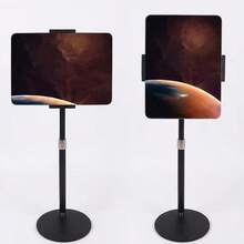 Adjustable Monitor Stand Height Portable Vesa Monitor Tablet Holder Up To 25cm - Black - View 3