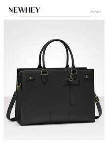 Laptop Bags For Women PU Leather Work Bags For Women Tote Bag Large Handbag Shoulder Bag For Office 15.6 Inch Business - Multicolor - View 1