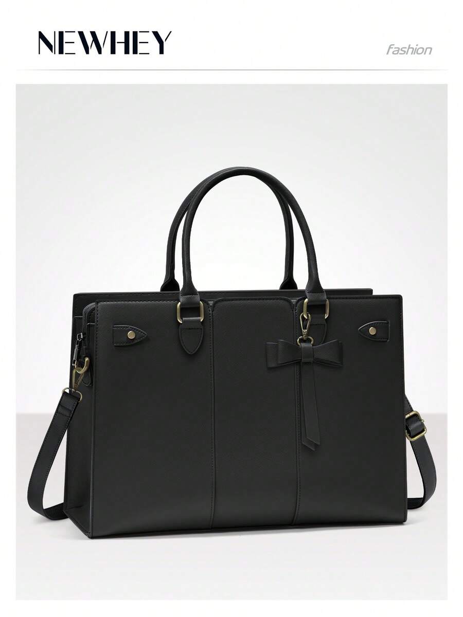 Laptop Bags For Women PU Leather Work Bags For Women Tote Bag Large Handbag Shoulder Bag For Office 15.6 Inch Business - Multicolor - View 1