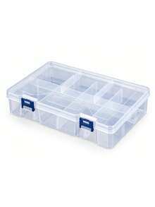 1pc Plastic Divided Storage Box Transparent Fishing Tackle Box Waterproof Compartment Storage Box DIY Craft Storage Box - Multicolor - View 7