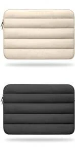 PANDA ND22 Puffy Laptop Sleeve, 11/13.3/15.6-Inch Soft Padded Portable Storage Bag, Soft Fleece Lining | Water-Resistant | Stylish Versatile Laptop Handbag - View 7