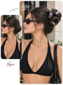 1-Pack (Available In 5-Inch And 8-Inch Sizes): Elegant Claw Clip Hair Accessory-A Stylish Choice For Everyday Updos. - Multicolor - View 4