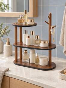 1pc Desktop Storage Rack, Skincare & Makeup Organizer, Kitchen Cup Holder, Coffee Mug Rack, Suitable For Living Room, Kitchen, Bedroom, Can Store Jewelry, Cosmetics, Spices And Tableware - Multicolor - View 1