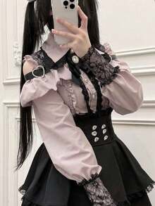 Women Two-Piece Outfits - Black - View 3