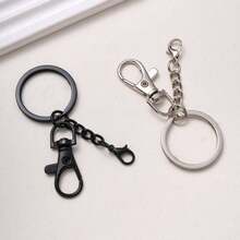 Versatile Bag Charm Clasp | 4-Section Metal Chain, Key Accessory, Leather Goods & Bags Rotating Hook Clasp, Bag Accessory - Multicolor - View 6