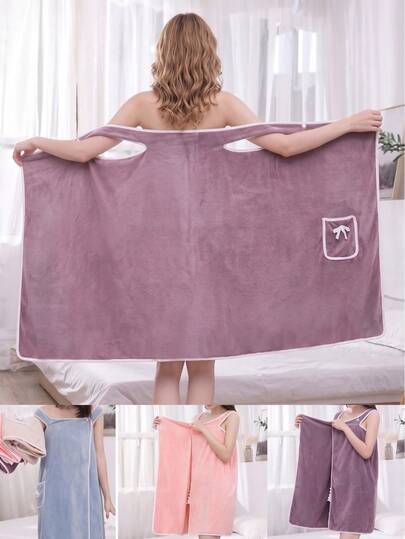Quick-Drying Absorbent Towel, Bath Supplies, Bathroom Accessories, Soft Skin-Friendly Multi-Function Bathrobe And Beach Towel