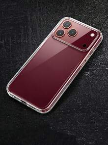 1件極簡高透透明手機殼 大孔透明手機殼，適用 18 18 Pro 最新 18 系列，適用 17/17 Pro/17 Pro Max 透明手機保護殼，適用 11 12 13 14 15 16 16 Pro Max 高透防黃手機殼，防震 TPU 軟殼防滑手機殼 - 無色 - 查看 4