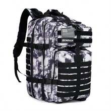 SEYATULLH Ransel Taktis 45L, Tas Olahraga Luar Ruangan, Hiking, Panjat Tebing, Berkemah dengan Kantong Botol - MultiWarna - View 35