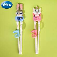 Disney Children's Chopstick Training Set - Zootopia Cute Cartoon Chopstick Baby Learning Dining Utensils - Multicolor - View 2