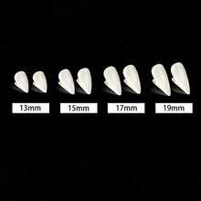 1 Pair Vampire Fang Teeth Decoration, Unisex Holiday Cosplay Accessory, Stage Prop Gift - Multicolor - View 7