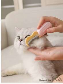 Cat Comb Folding Comb Detangling Brush Deshedding Comb Pet Grooming Tool Dog Hair Removal Brush Dog Hair Dedicated Comb - Multicolor - View 4