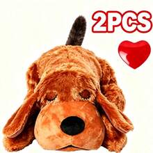 Pet Soothing Doll, Dog Anxiety Companion Sleep Simulated Heartbeat Plush Doll – Perfect Gift - Multicolor - View 11
