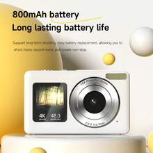 Cheap Digital Camera With Ultra-Clear Pixel Zoom, Front And Rear Cameras, USB Charging, ABS Shell, Suitable For Teens And Adults, Can Be Used As A Holiday Gift - View 7
