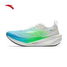 Anta Zone 2 Heart Rate 85 Professional Non-Plated Racing Running Shoes For Men, Autumn Training & Fitness Testing, Youth Sports Shoes - Chlorine Blue/Meteor Green/Papyrus White-1 - View 1