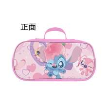 Lilo & Stitch Hộp bút Stitch in hoạt hình dễ thương, túi đựng văn phòng phẩm cầm tay dung tích lớn họa tiết Stitch hoạt hình màu xanh, túi đựng bút bằng vải bền cho học sinh, quà tặng trẻ em - Nhiều màu - Xem 8