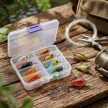 8pcs Long Casting Floating Minnow Lures, Durable ABS Plastic Hard Bait For Summer River And Sea Fishing - Multicolor - View 3